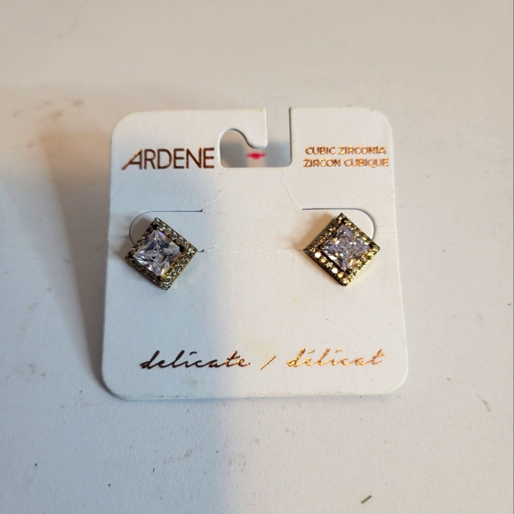 Brand new cubic zirconia earings